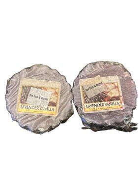 Lavender Vanilla Retired Scent Yankee Candle Wax Melt Tarts Lot of 2